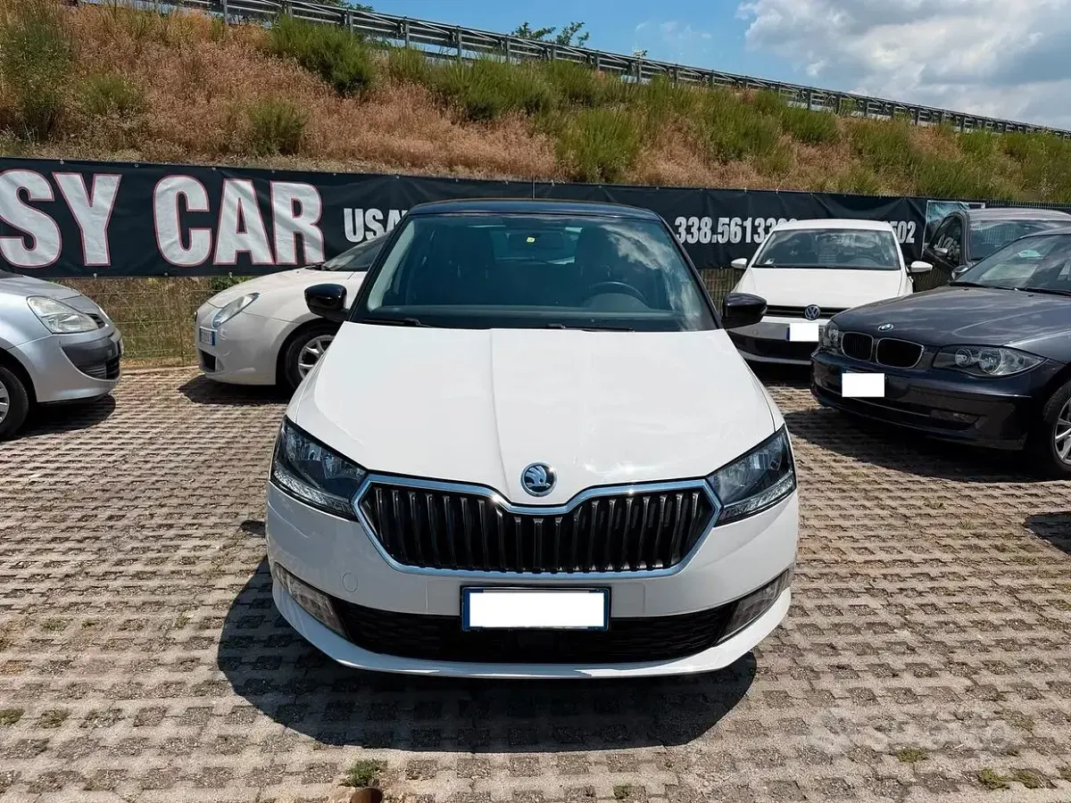 Usata Skoda Fabia Design Edition 60 CV (44 kW) 2020 Bianco Utilitaria