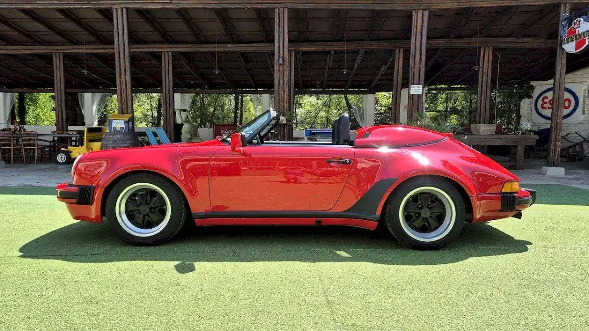 Usata Porsche 964 218 CV (160 kW) 1989 Rosso Cabrio