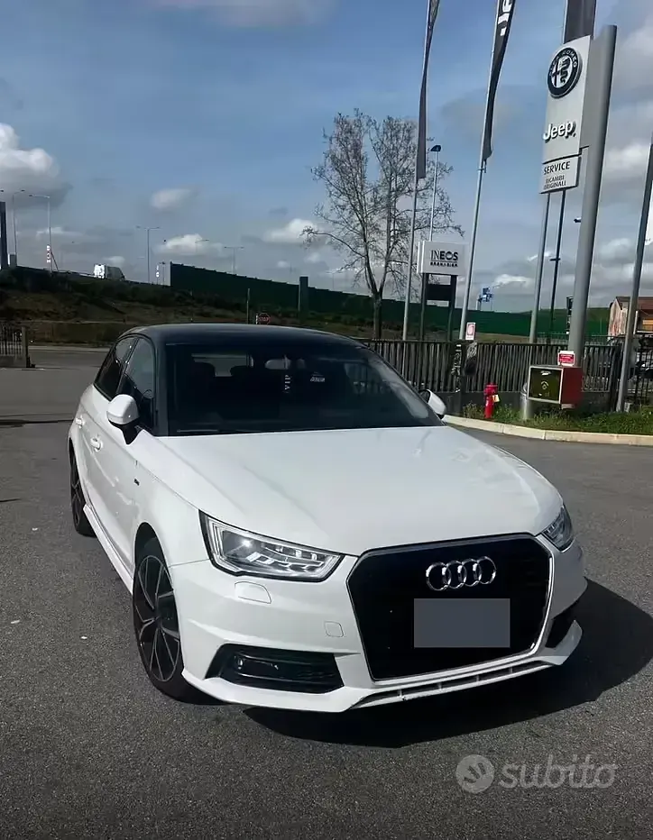 Usata Audi A1 90 CV (66 kW) 2018 Bianco Utilitaria