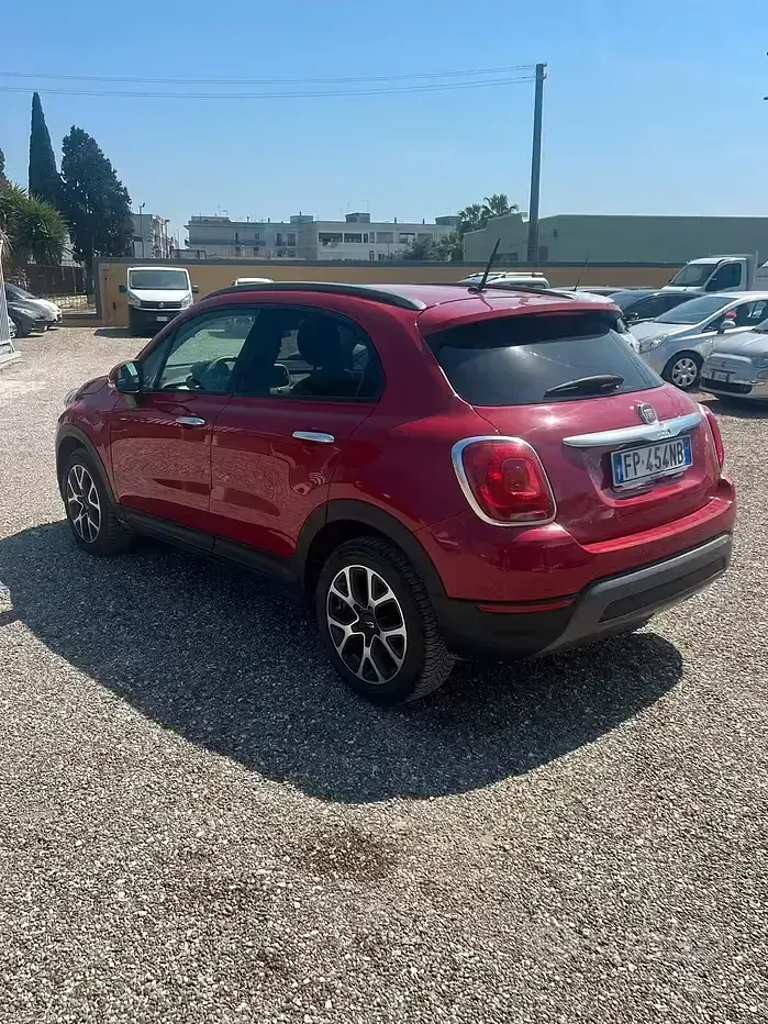 Usata Fiat 500X Cross 140 CV (102 kW) 2018 Rosso SUV