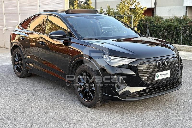 Usata Audi Q4 e-tron S-Line 219 kW (299 CV) 2024 Nero SUV