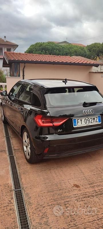Usata Audi A1 Sportback 110 CV (80 kW) 2019 Nero Utilitaria