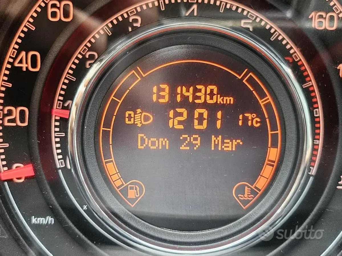 Usata Fiat 500 Sport 69 CV (50 kW) 2014 Rosso Berlina