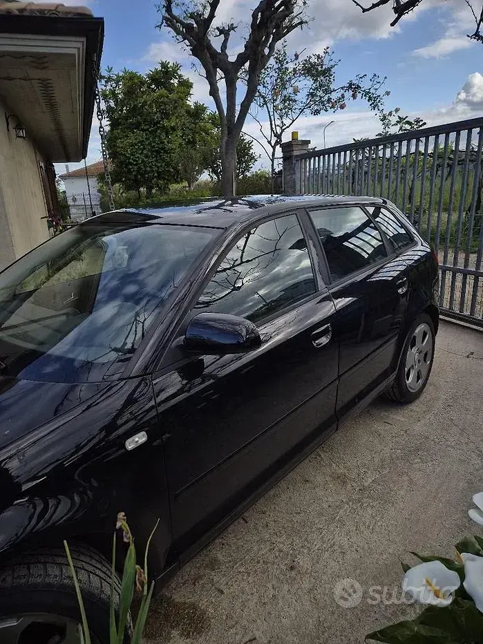 Usata Audi A3 105 CV (77 kW) 2007 Nero Utilitaria