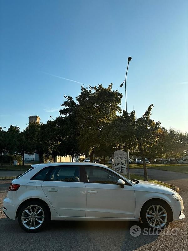 Usata Audi A3 110 CV (80 kW) 2016 Bianco Berlina
