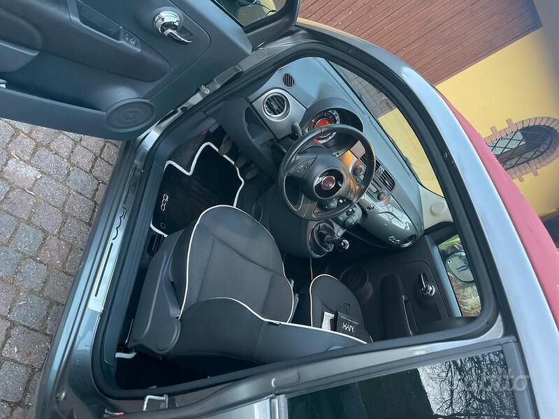 Usata Fiat 500C 95 CV (69 kW) 2014 Grigio Cabrio