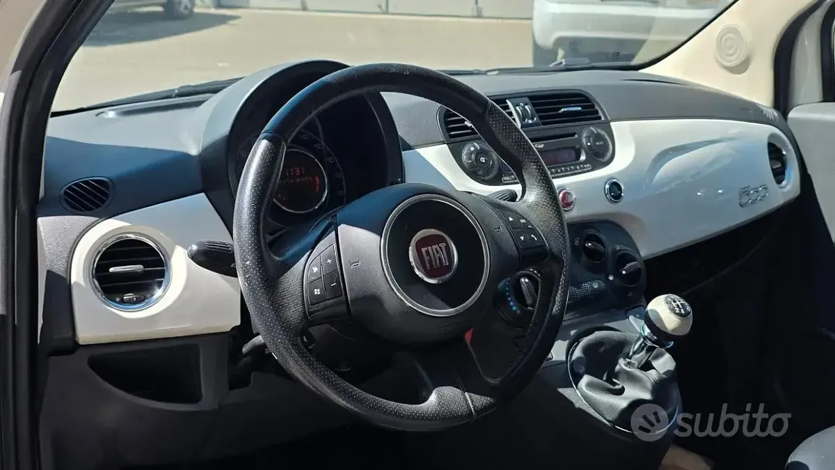 Begagnad Fiat 500 Sport 69 HK (50 kW) 2009 Vit Cab