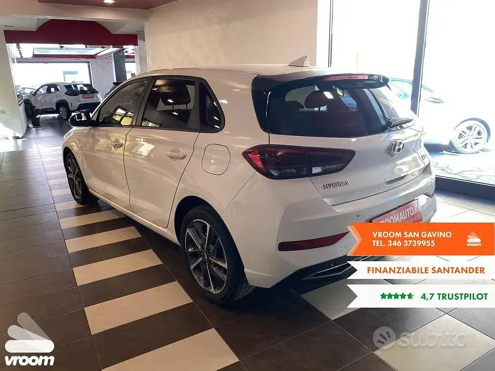 Usata Hyundai i30 136 CV (100 kW) 2020 Bianco Berlina