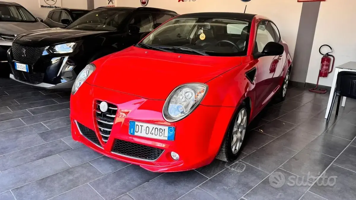 Usata Alfa Romeo MiTo Distinctive 79 CV (58 kW) 2009 Rosso Utilitaria