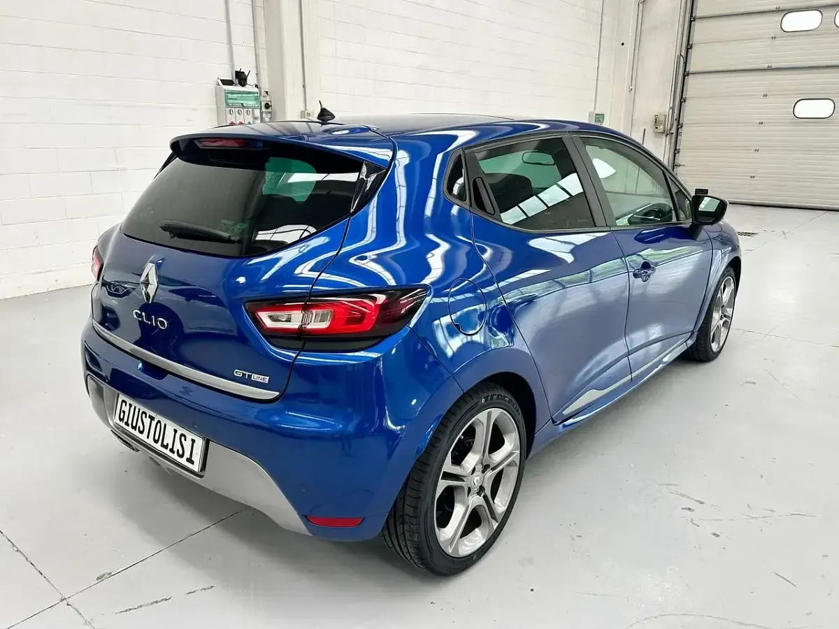 Usata Renault Clio IV GT-Line 120 CV (88 kW) 2017 Blu/azzurro Berlina