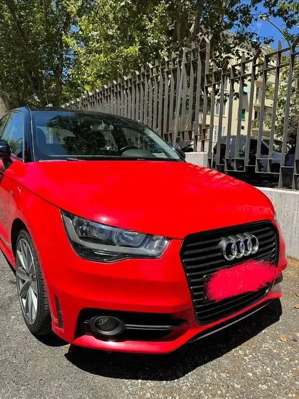 Usata Audi A1 Sportback S-Line 90 CV (66 kW) 2014 Rosso Utilitaria