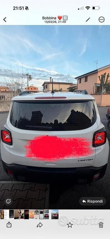 Usata Jeep Renegade Limited 2022 Bianco SUV