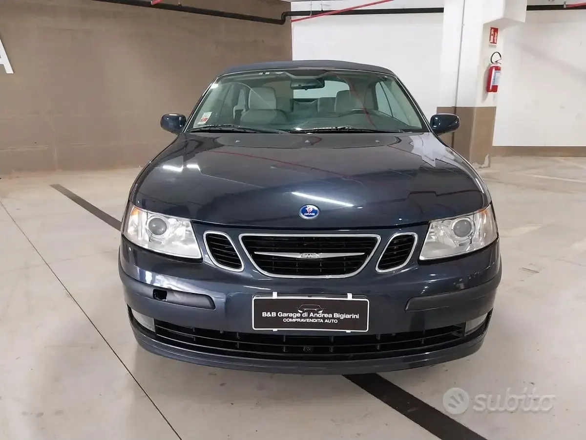 Usata Saab 9-3 Cabriolet Linear 150 CV (110 kW) 2007 Blu Cabrio