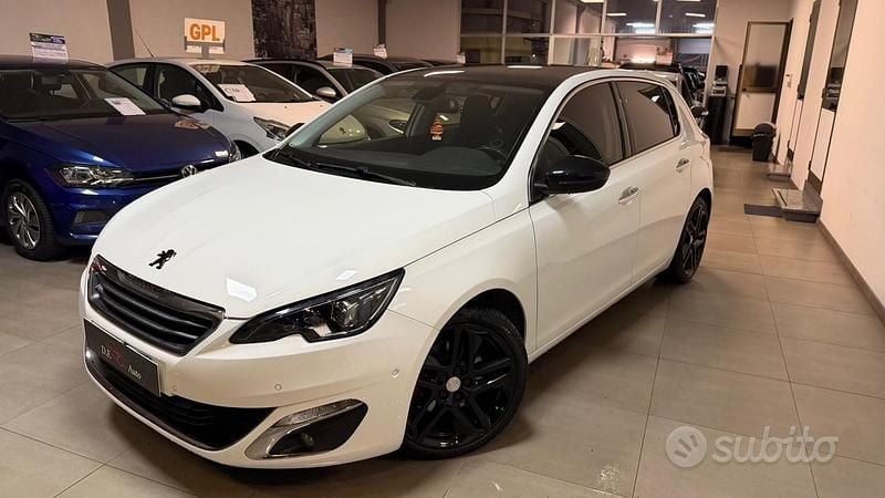 Usata Peugeot 308 GT-line 149 CV (109 kW) 2014 Bianco Berlina