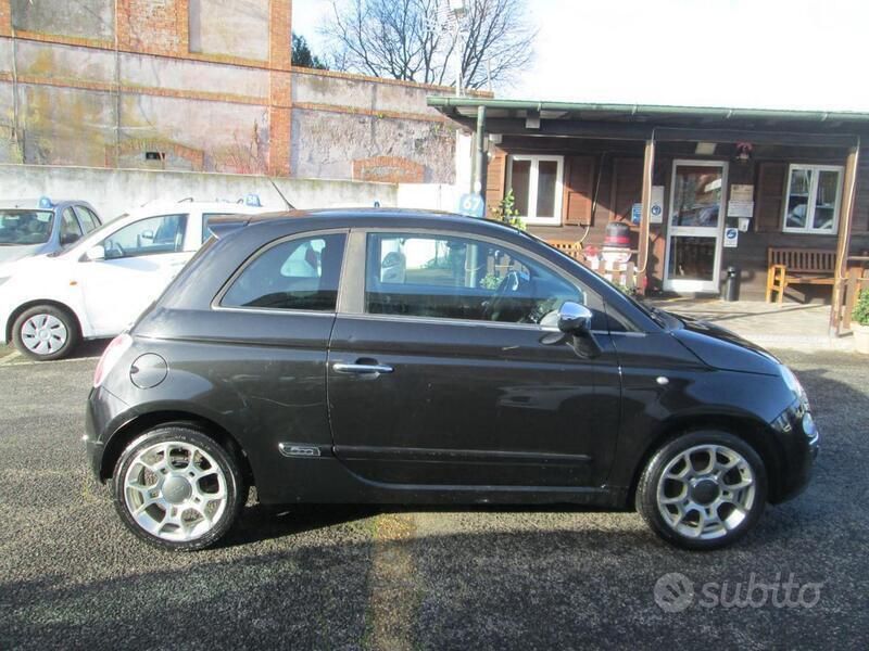 Usata Fiat 500 Sport 69 CV (50 kW) 2008 Nero pastello Utilitaria
