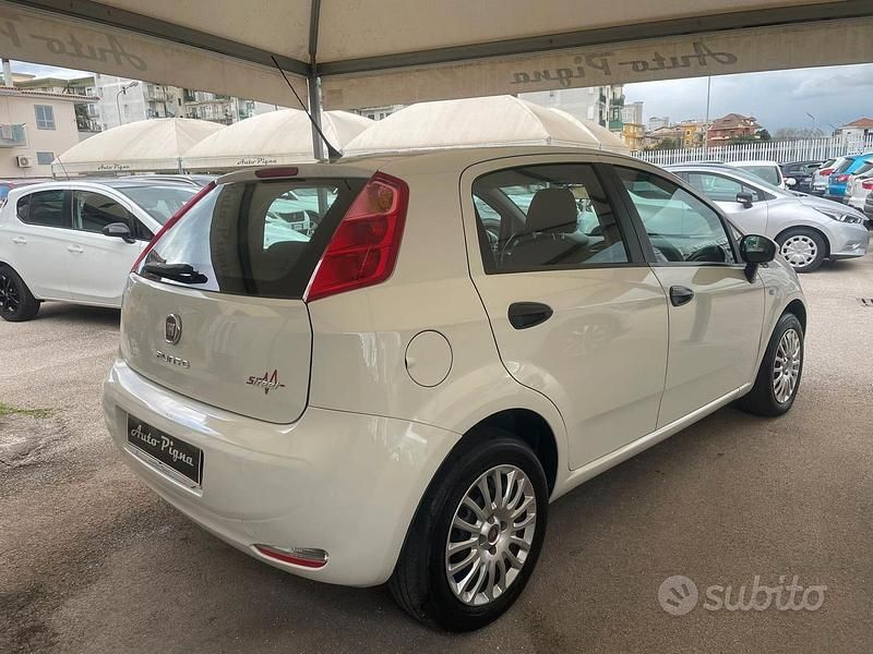 Usata Fiat Punto Street 77 CV (56 kW) 2014 Bianco Utilitaria
