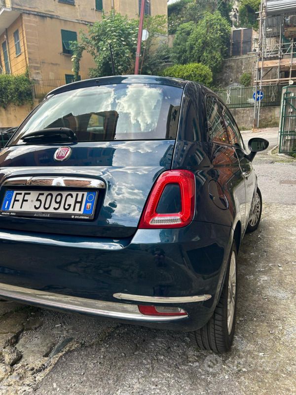 Usata Fiat 500 Lounge 70 CV (51 kW) 2016 Blu Utilitaria