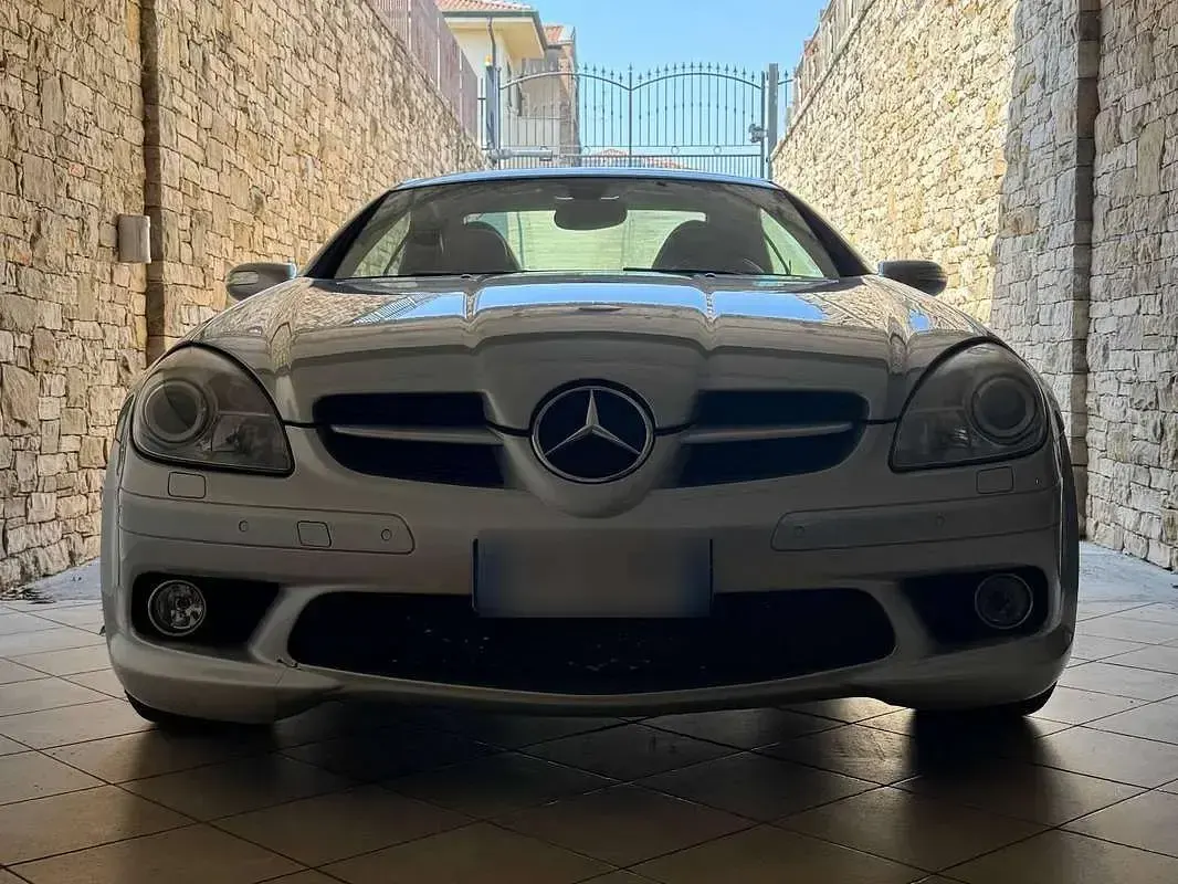 Usata Mercedes SLK200 AMG 163 CV (119 kW) 2004 Argento Cabrio