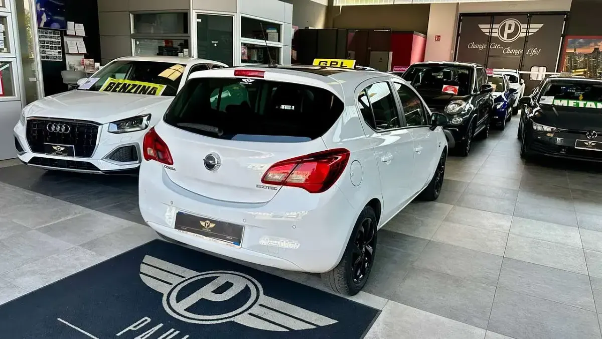 Usata Opel Corsa 90 CV (66 kW) 2019 Summit white pastello brillant Utilitaria