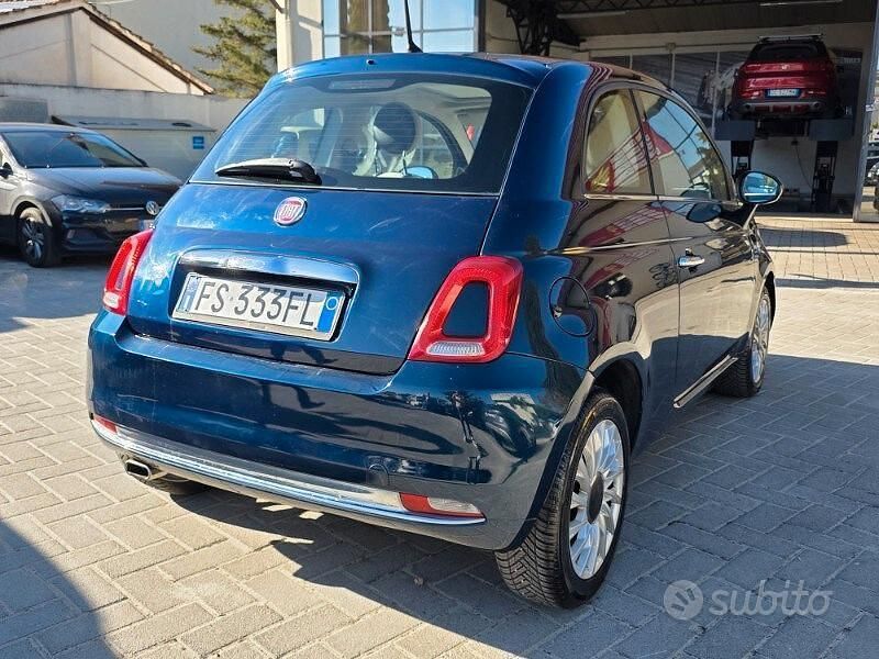 Usata Fiat 500 Lounge 69 CV (50 kW) 2018 Blu Utilitaria