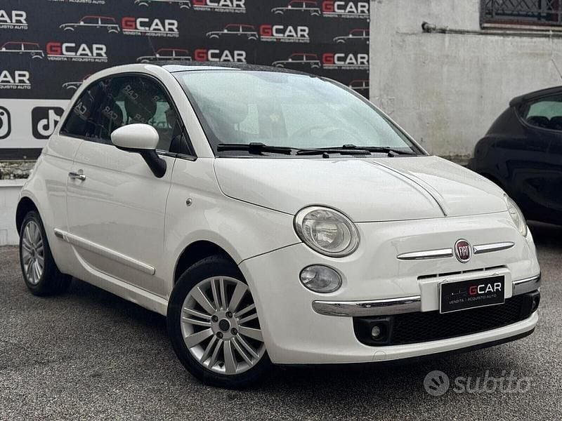 Usata Fiat 500 Lounge 75 CV (55 kW) 2007 Bianco Berlina