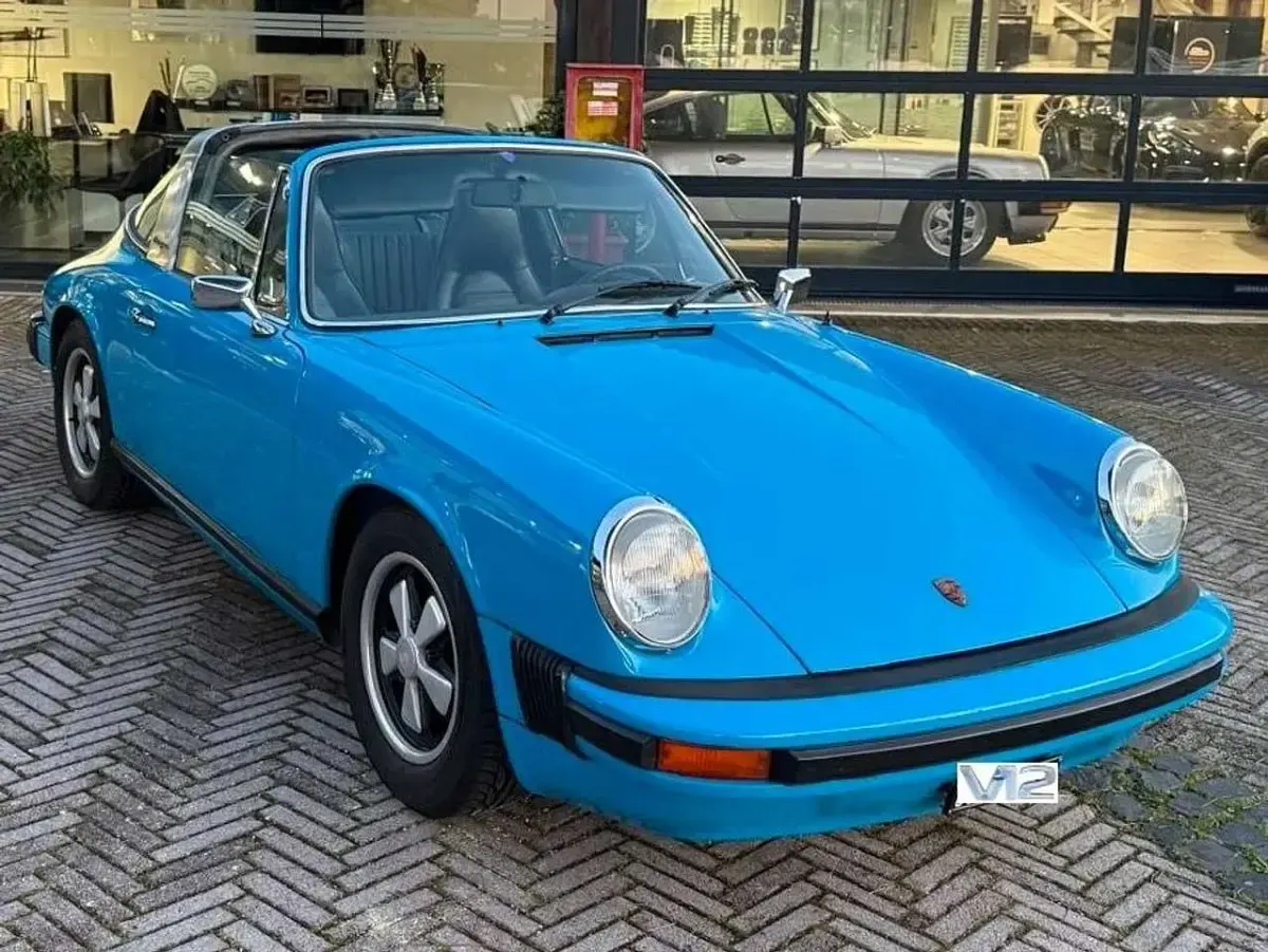 Usata Porsche 911 175 CV (128 kW) 1974 Blue mexico Cabrio