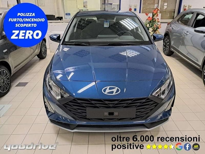 Blu Nuova 2025 Hyundai i20 Tre volumi | 14.790 € (Ottimo prezzo) - Immagine 1/4