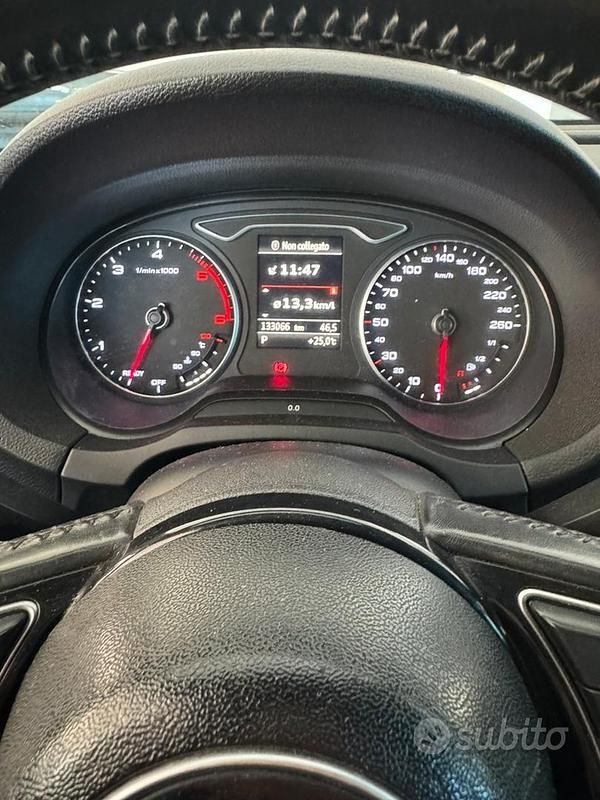 Usata Audi A3 S-Line 116 CV (85 kW) 2016 Nero Berlina