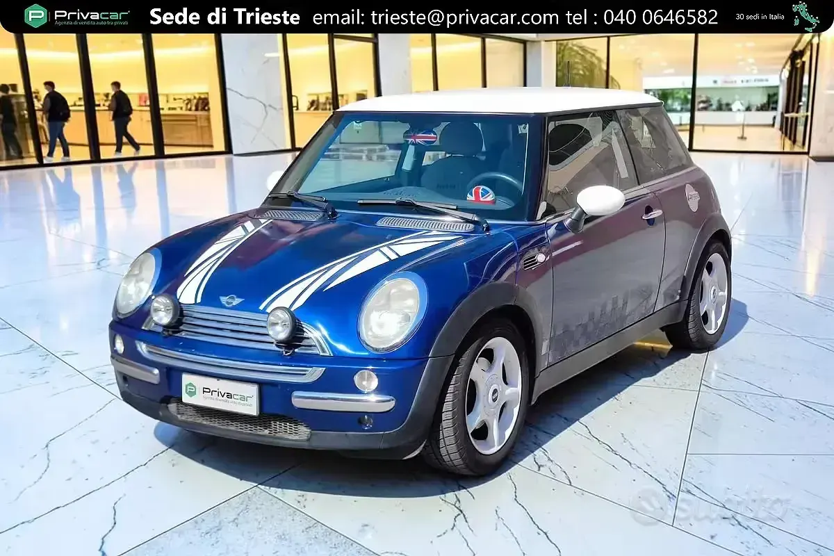 Begagnad Mini Cooper 116 HK (85 kW) 2003 Blå Halvkombi