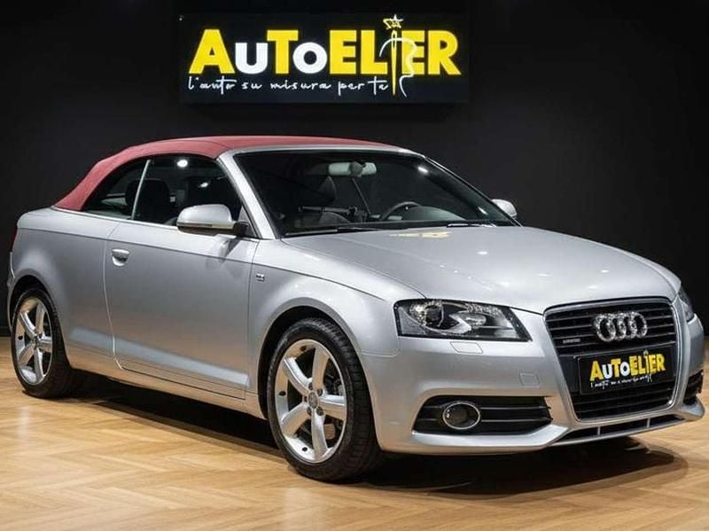 Usata Audi A3 Cabriolet S-Line 140 CV (102 kW) 2013 Argento Cabrio
