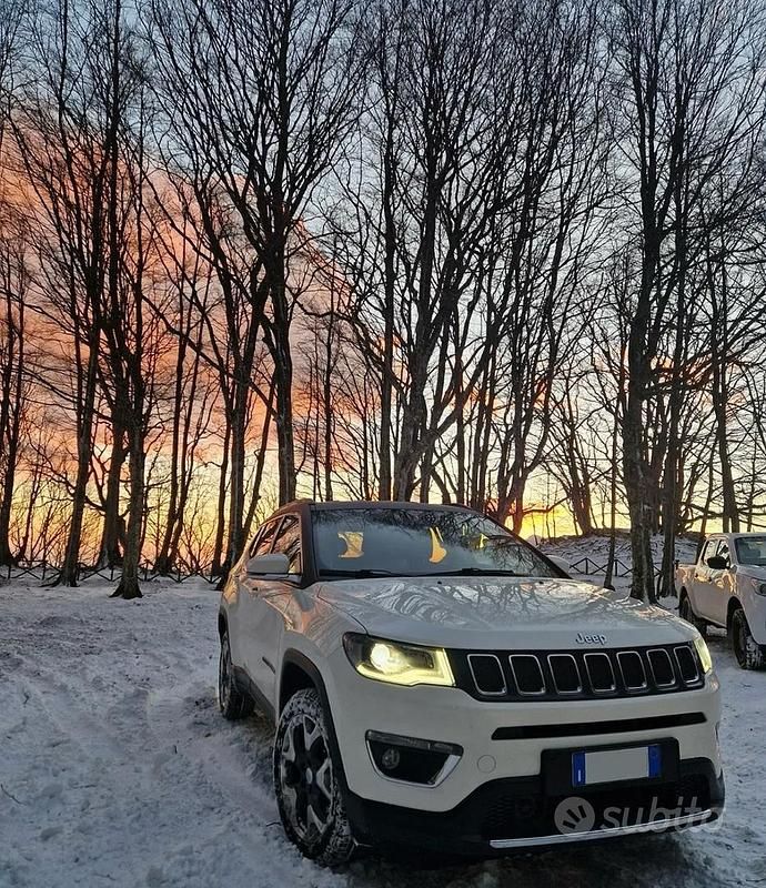 Usata Jeep Compass Limited 140 CV (102 kW) 2018 Bianco SUV