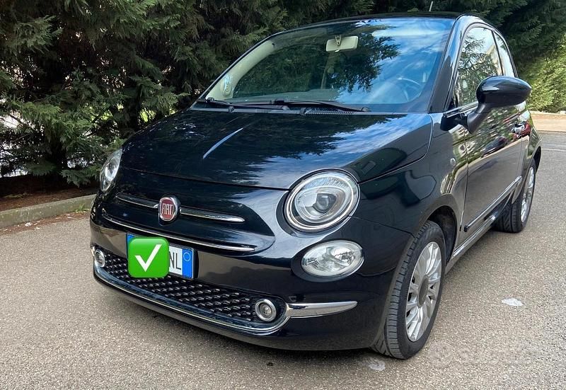 Usata Fiat 500 75 CV (55 kW) 2010 Nero Berlina
