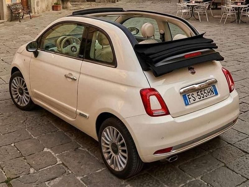 Usata Fiat 500C Lounge 86 CV (63 kW) 2018 Bianco Cabrio