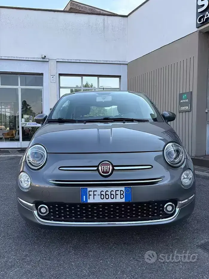 Usata Fiat 500 Lounge 69 CV (50 kW) 2016 Grigio Berlina