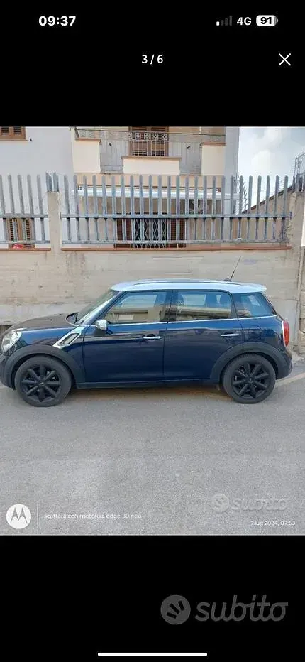 Usata Mini Countryman 2011 Blu SUV