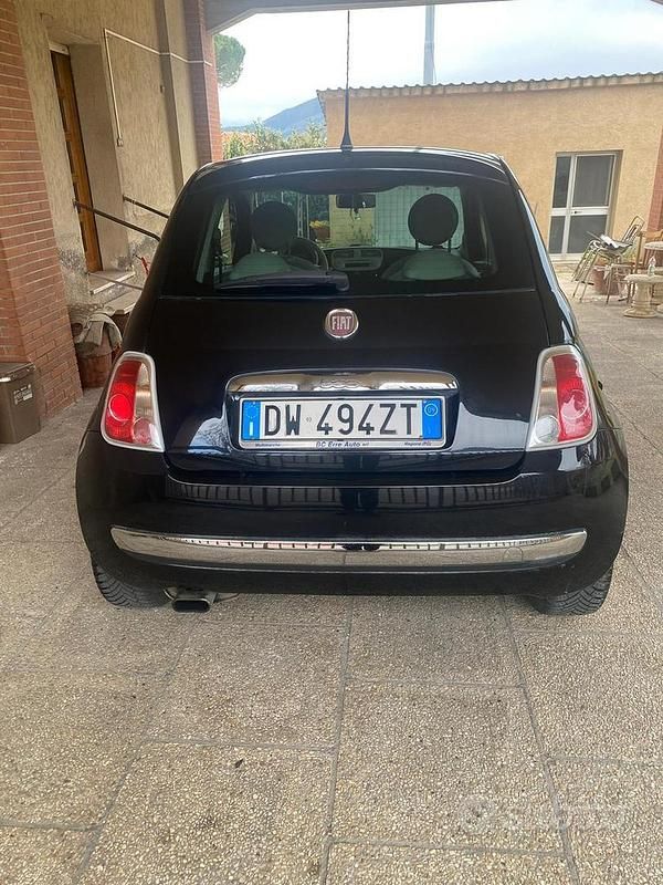 Usata Fiat 500 2009 Nero Cabrio