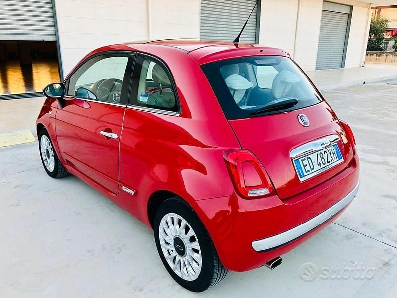 Usata Fiat 500 69 CV (50 kW) 2011 Rosso Utilitaria