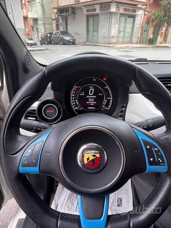 Usata Abarth 500 Custom 135 CV (99 kW) 2014 Bianco Utilitaria