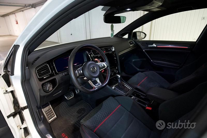 Usata VW Golf VII GTI 245 CV (180 kW) 2018 Bianco Berlina