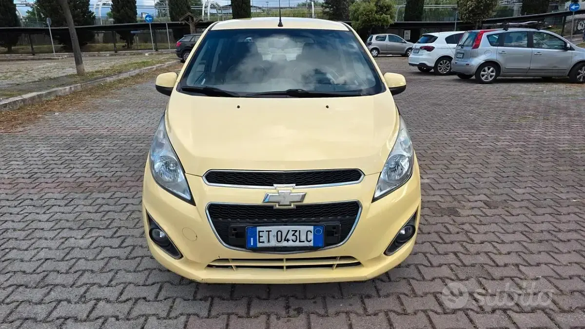 Usata Chevrolet Spark LT 65 CV (47 kW) 2014 Giallo Utilitaria