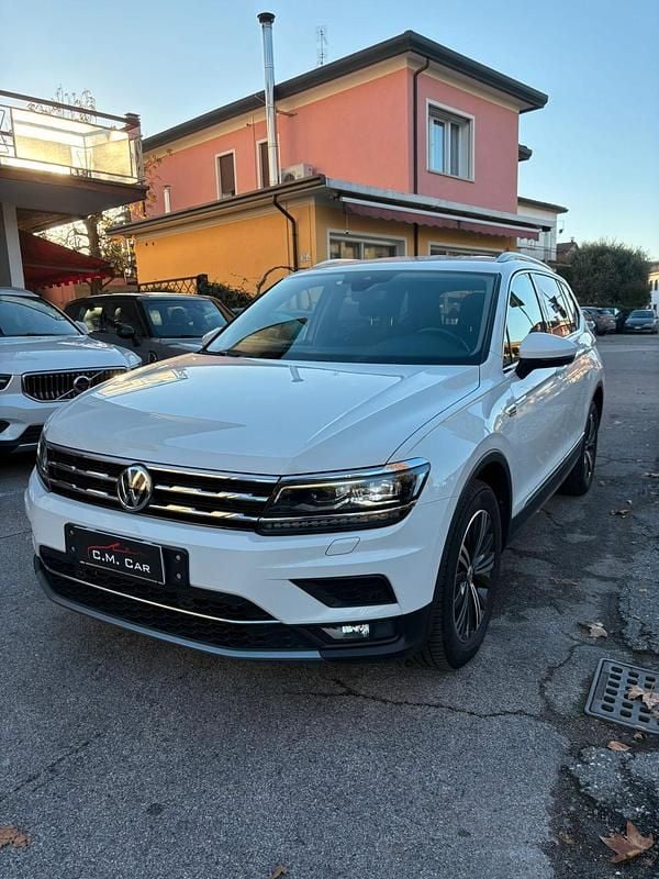 Usata VW Tiguan Allspace Advance 149 CV (109 kW) 2018 Bianco SUV