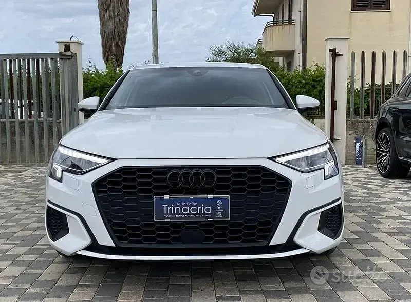 Usata Audi A3 Advanced Plus 150 CV (110 kW) 2022 Bianco Berlina