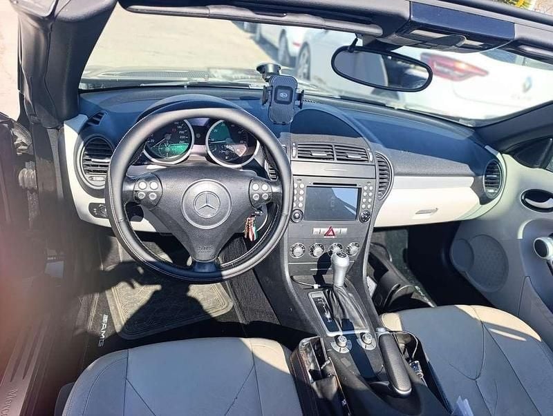Usata Mercedes SLK200 Elegance 175 CV (128 kW) 2007 Nero Cabrio