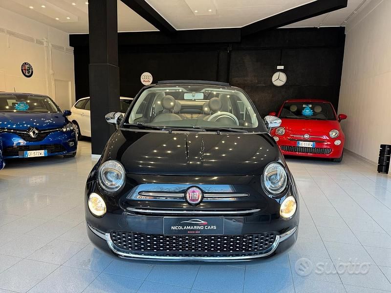 Usata Fiat 500C Lounge 70 CV (51 kW) 2015 Blu Cabrio