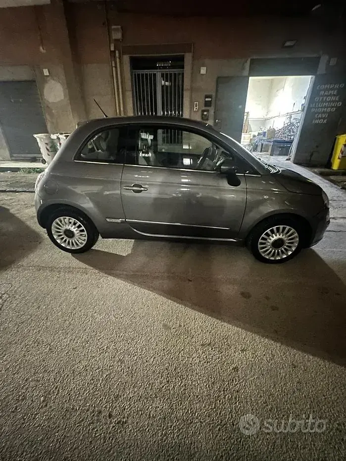 Usata Fiat 500 Pop 69 CV (50 kW) 2009 Grigio Cabrio