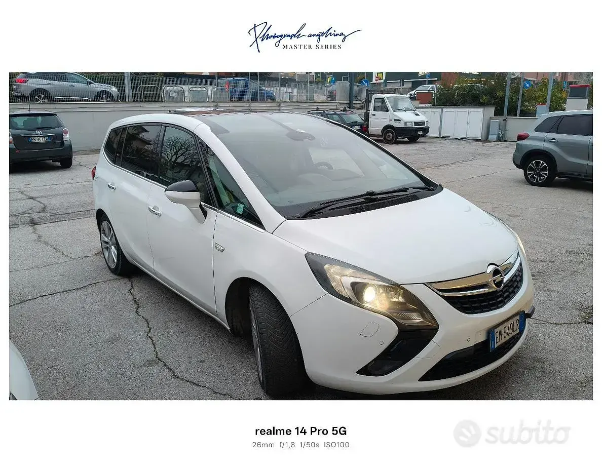 Usata Opel Zafira 131 CV (96 kW) 2012 Bianco Monovolume