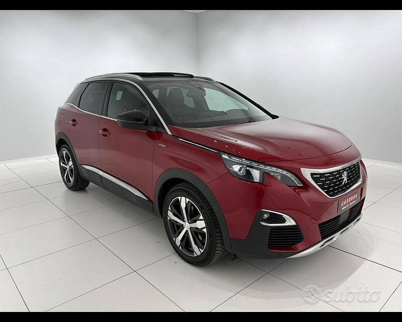 Rosso Usata 2018 Peugeot 3008 GT-line SUV | 17.900 € (Cara) - Immagine 1/4