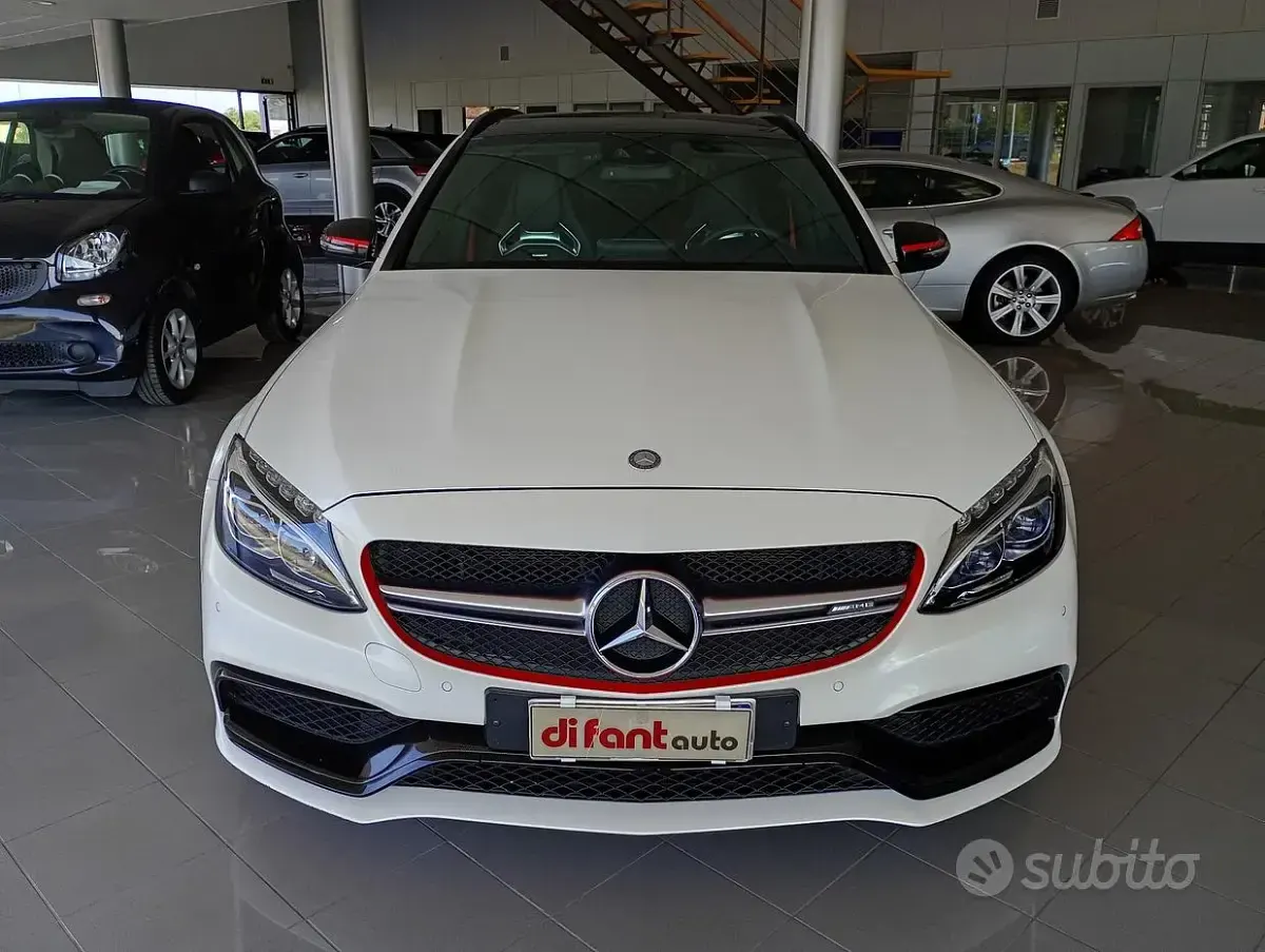 Usata Mercedes C63S AMG AMG 510 CV (375 kW) 2015 Bianco Station wagon