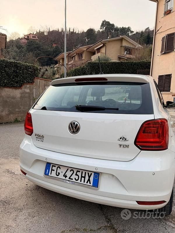 Usata VW Polo Comfortline 75 CV (55 kW) 2017 Bianco Berlina