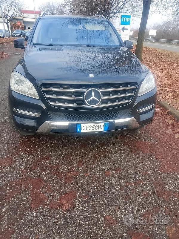 Usata Mercedes ML250 Premium 204 CV (150 kW) 2012 Nero SUV